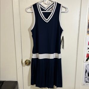 Nanette Lepore Navy and White Dress
